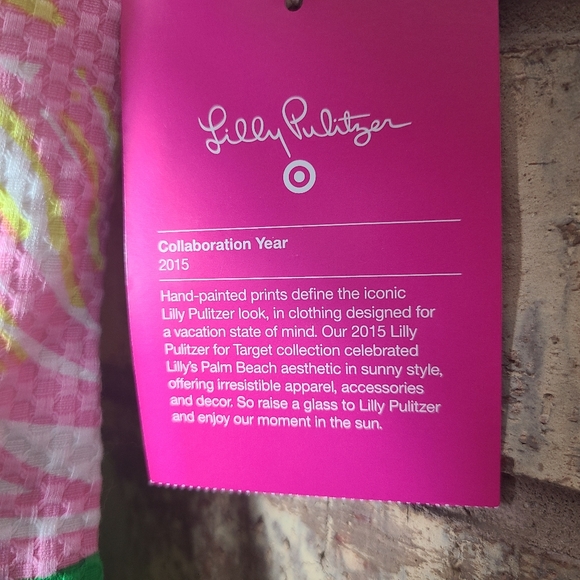 Lilly Pulitzer for Target Flamingo Floral Shift Dress Size 14 New With T… - Picture 3 of 6